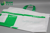 可持续性一次性可降解、全生物降解包装载体塑料回收定制超市购物蔬菜时尚T恤袋水果色提手袋 符合GB/T 38082-2019标准