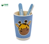 儿童餐盘套装彩色卡通可爱用品纸碟和餐巾套一次性餐具 符合GB/T 38082-2019标准